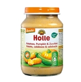 Пюре Holle Цукіні та гарбуз з картоплею, органічне, 190 г - Pampik