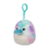 М'яка іграшка-брелок Squishmallows Трицератопс на кліпсі, 9 см (SQCP00216) - Pampik - 2