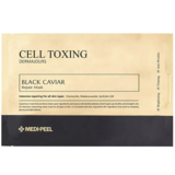Маска для лица Medi-Peel Cell Toxing Black Caviar Dermajours Repair Mask восстанавливающая, 30 мл - Pampik