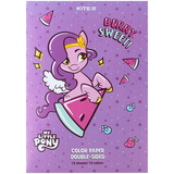 Папір кольоровий двосторонній Kite My Little Pony, А4, 15 аркушів (LP24-250) - Pampik