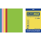 Набір кольорового паперу Buromax Euromax Intensiv А4 50 аркушів 5 кольорів (BM.2721350E-99) - Pampik