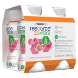 Ентеральне харчування Nestle Health Science Resource 2.0+Fibre зі смаком полуниці, 4 шт. по 200 мл - Pampik - 2