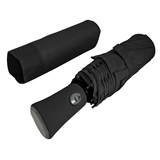 Зонтик Perletti Ombrelli складной автоматический с системой антиветер черный (96009-01) - Pampik - 3