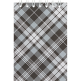 Блокнот на пружине Buromax Shotlandka А7, 48 листов серый (BM.2490-09) - Pampik