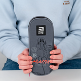 Пенал мягкий Kite 22x8.5x4.5 см серый (NR24-599) - Pampik - 5