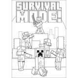 Розмальовка Yes Minecraft 12 сторінок (742915) - Pampik - 2