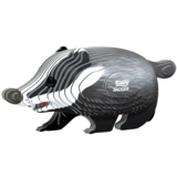 Сборная 3Д модель Eugy Зоопарк Барсук (XEG-094) - Pampik