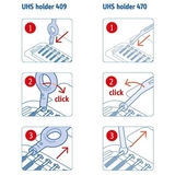 Набір міжзубних щіток Curaprox Start CPS 406, 0.8 мм, 5 шт. + 1 тримач UHS 409 + 1 тримач UHS 470 - Pampik - 6