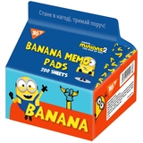 Бумага для заметок Yes Tetra Pak Minions 7х7.5 см 200 листов (170335) - Pampik