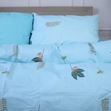 Комплект постельного белья MirSon Ranforce Elite 17-4736 Green leaves 110 х 140 см - Pampik - 2