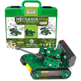 Конструктор Zephyr Mechanix Battle Station металлический с электромотором в кейсе 118 частей 5 моделей - Pampik