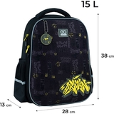 Рюкзак GoPack Education напівкаркасний GO24-165M-6 Urban - Pampik - 3