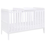 Кроватка Tutti Bambini Rio с пеленатором и матрасом Deluxe Eco Fibre 140 х 70 см белая (211030/1111.01) - Pampik