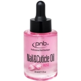 Масло по догляду за нігтями та кутикулою PNB Nail&Cuticle Oil троянда 30 мл - Pampik