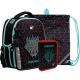 Рюкзак Yes H-100 Collection Robohero с пеналом и сумкой (559773) - Pampik