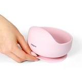 Мисочка силиконовая BabyOno с присоской, розовый (1481/02) - Pampik - 4