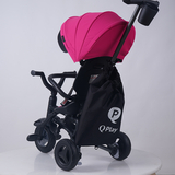 Велосипед складаний триколісний дитячий Qplay Nova+ Rubber Floral Pink (S700-13Nova+FloralPink) - Pampik - 10