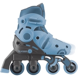 Роликові ковзани Globber Learning Skates 2 в 1, р.26-29, сіро-синій (780-200) - Pampik - 4