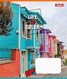 Набор тетрадей 1 Вересня Life in colors А5 в клетку, 36 листов, 15 шт. (767326) - Pampik - 4