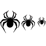 Набор Yes! Fun Хэллоуин Пауки 3D 7 шт (974321) - Pampik - 2