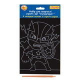 Набор для творчества 1 Вересня Супергерои Скретч-арт (954579) - Pampik