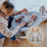 Крісло-гойдалка Lionelo Iris Grey Concrete, сірий - Pampik - 13