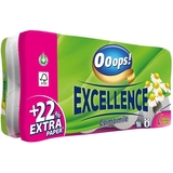Туалетная бумага Ooops! Excellence Kamilla Ромашка, трехслойная, 8 рулонов - Pampik