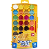 Краски акварельные Школярик медовые 32 цвета - Pampik