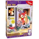 Набор для творчества 3D Paulinda Сияющая рыжая лиса (072793-3) - Pampik