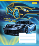 Набор тетрадей 1 Вересня Lights up А5 в линейку 24 листа 20 шт. (67031) - Pampik - 2