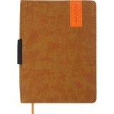 Ежедневник датированный Buromax Verona 2024 A5 коричневый (BM.2115-18) - Pampik