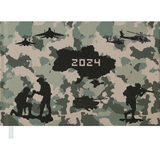 Еженедельник датирован Buromax Heroes 2024 A6 зеленый (BM.2801-36) - Pampik