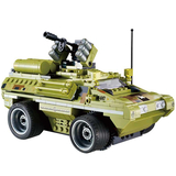 Машинка-конструктор на дистанційному керуванні Wise Block Військовий броньований позашляховик 371 деталь (EU389047) - Pampik - 4