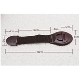 Замок універсальний 3М тканинний коричневий - Pampik - 3