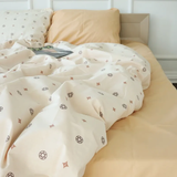 Простыня MirSon Бязь 17-4767 Lombardy 110х160 см бежевая (2200008944155) - Pampik