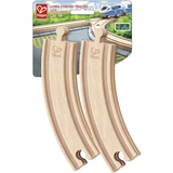 Набор для железной дороги Hape длинные изогнутые рельсы 4 шт. (E3777) - Pampik