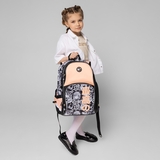 Рюкзак школьный Yes S-100 Anime полукаркасный, черный с персиковым (559579) - Pampik - 14