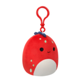 М'яка іграшка-брелок Squishmallows Діно Долан на кліпсі, 9 см (SQCP00218) - Pampik - 6