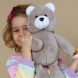 Іграшка м'яка Масік Ведмедик пухнастий, 35 см, сірий (МС 080501-11) - Pampik - 4