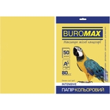 Папір кольоровий Buromax Intensiv А4 50 аркушів золотий (BM.2721350-23) - Pampik