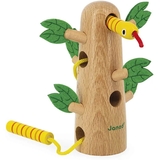 Розвиваюча гра Janod Шнурівка дерево тропік (J08265) - Pampik