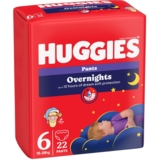Підгузки-трусики Huggies Overnight 6 (15-25 кг), 22 шт. - Pampik