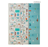 Дитячий килимок Poppet Екскурсія Лондон та Дорожній лабіринт двосторонній складний 200х150x1 см (PP026-150H) - Pampik - 3