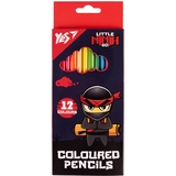 Карандаши цветные Yes Ninja 12 шт. (290716) - Pampik