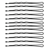 Набір фрезерних невидимок для волосся SPL 6 см, 24 шт., чорний (3020-0060) - Pampik - 4