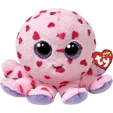 Дитяча іграшка м’яконабивна TY Beanie Boos Восьминіг Bubbles, 15 см (37342) - Pampik