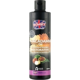 Шампунь для сухого і пошкодженого волосся Ronney Professional Macadamia Oil Restorative 300 мл - Pampik
