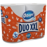 Рушники Ooops! Duo XXL двошарові, 110 відривів, 2 рулони - Pampik