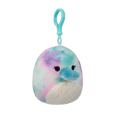 М'яка іграшка-брелок Squishmallows Трицератопс на кліпсі, 9 см (SQCP00216) - Pampik - 6