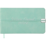 Ежедневник датированный Buromax Velour 2024 153х87 мм мятный (BM.2902-38) - Pampik